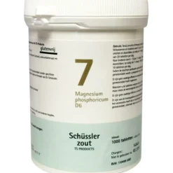 Homeopathische Geneesmiddelen Enkelvoudig<Pfluger Schussler Zout nr 7 Magnesium Phosphor D6 1000 tabletten