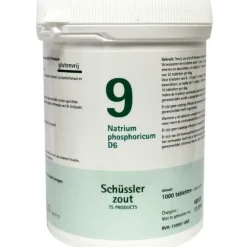 Schussler Zout nr 9 Natrium Phosphoricum D6 1000 tabletten^Pfluger Best