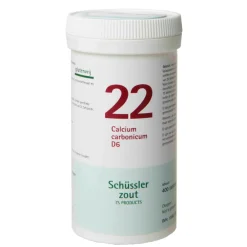 Schussler Zout nr 22 Calcium Carbonicum D6 400 tabletten^Pfluger New