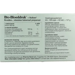 Bio-Bloeddruk + Kalium 180 stuks^Pharma Nord Discount