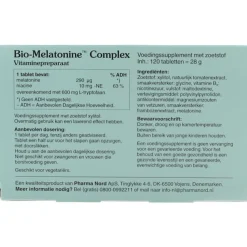 Bio-Melatonine Complex 120 zuigtabletten^Pharma Nord New