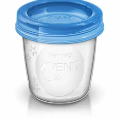 Borstvoeding<Philips Avent Bewaarbekers voor Babyvoeding 180 ml 5 stuks
