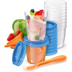 Clearance Bewaarbekers voor Babyvoeding 180 & 240 ml 2 stuks Baby & Peutervoeding