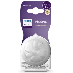 Flessen & Spenen<Philips Avent Flesspeen Natural Response Flow 1 2 stuks