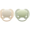 Best Fopspeen Ultra Soft 0-6 mnd Beige Lichtgroen 2 stuks Flessen & Spenen