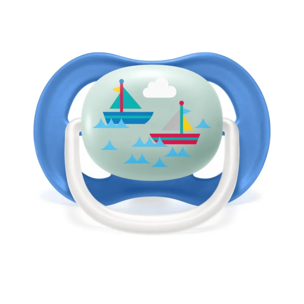 New Fopspeen Ultra Air 6-18 mnd I Love Papa Blauw 2 stuks Flessen & Spenen