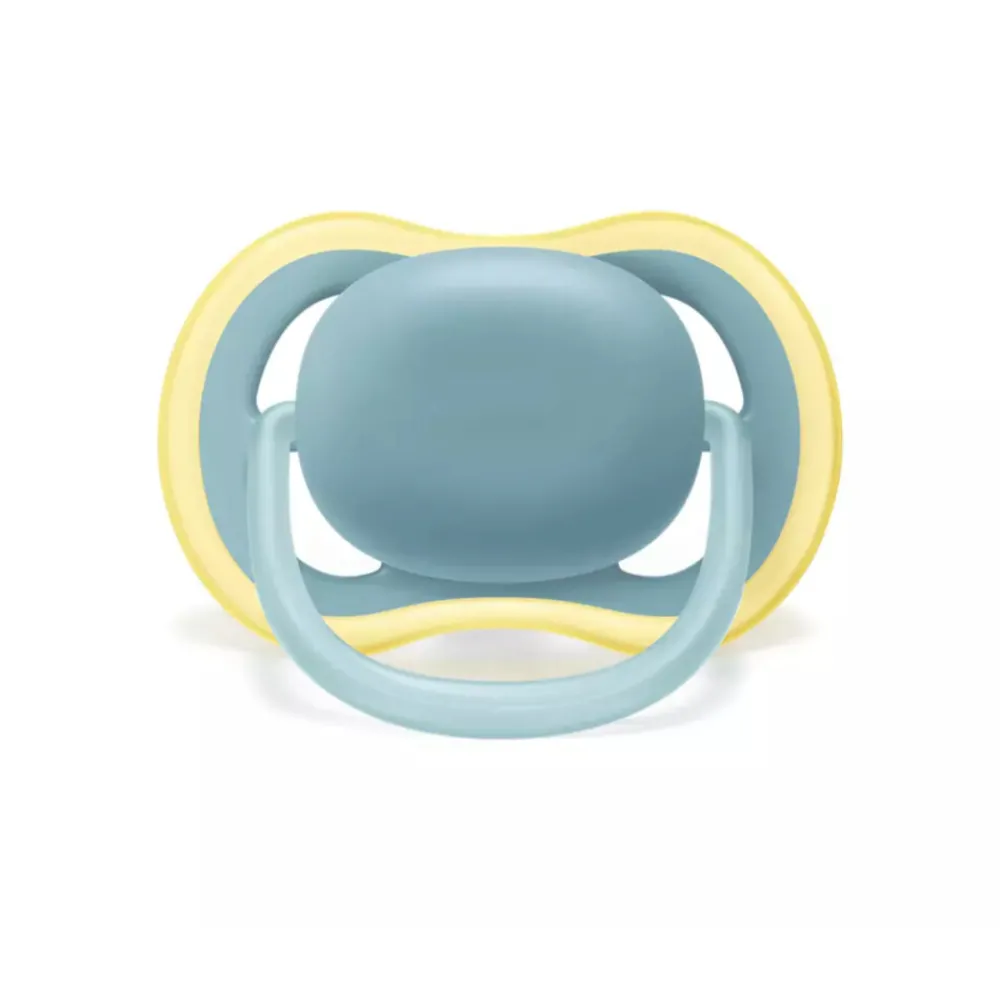 Clearance Fopspeen Ultra Air 18+ mnd Grijs Blauw 2 stuks Flessen & Spenen