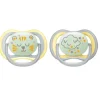 Flessen & Spenen<Philips Avent Fopspeen Ultra Air Nighttime 18+ mnd Glow in the Dark 2 stuks