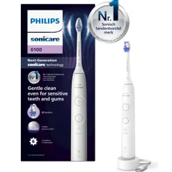 Tandenborstels<Philips Sonicare Elektrische Tandenborstel Series 6100 Wit