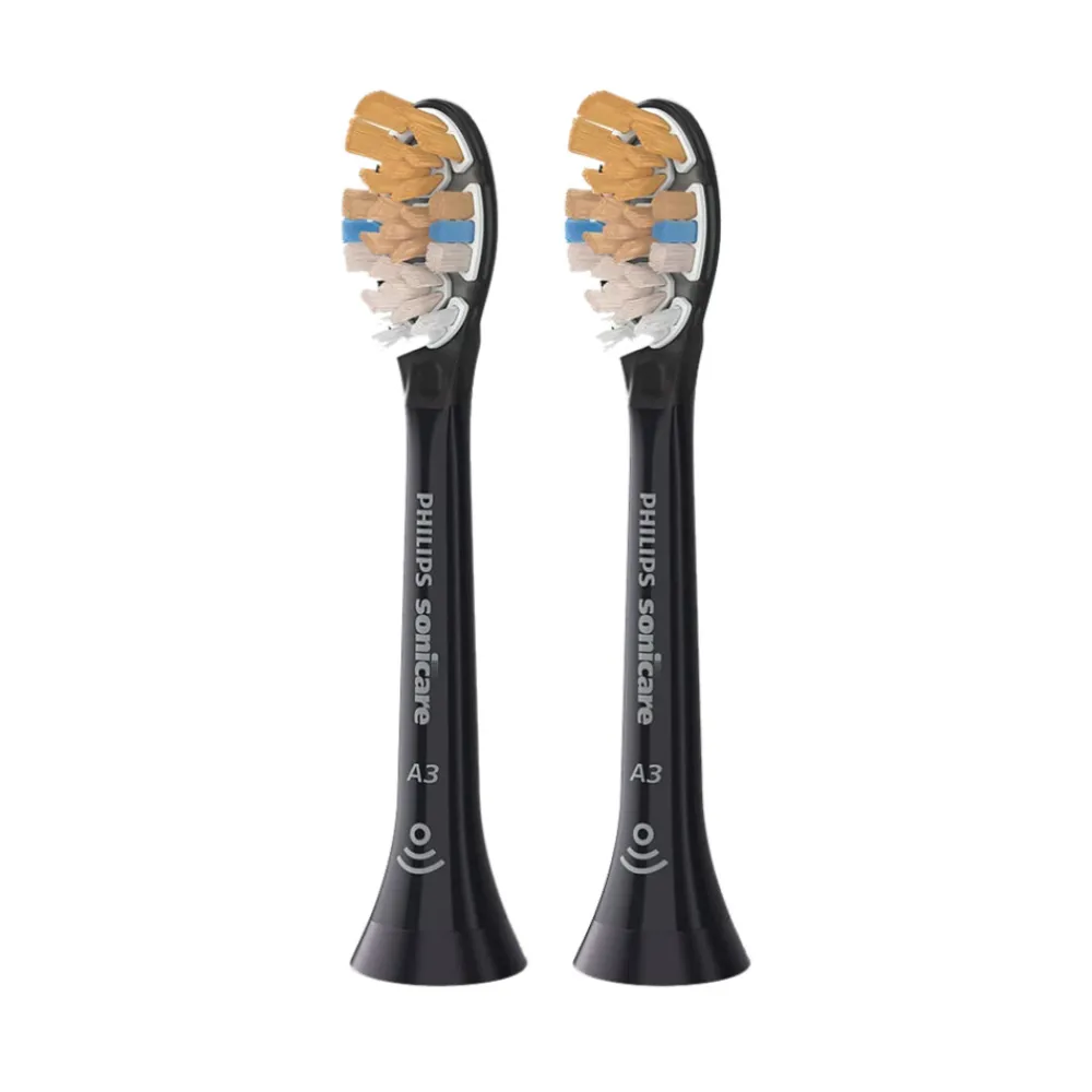 Tandenborstels<Philips Sonicare Opzetborstels A3 Premium All-in-One Zwart 2 stuks