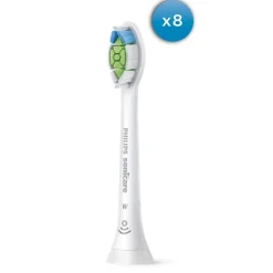 Opzetborstels Optimal White W2 Wit 8 Stuks^Philips Sonicare Hot