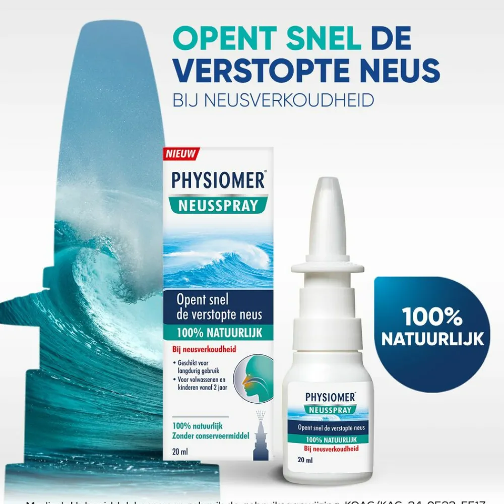 Hot Hypertonic Neusspray 20 ml Gezondheidsproducten|Luchtwegen & Keel
