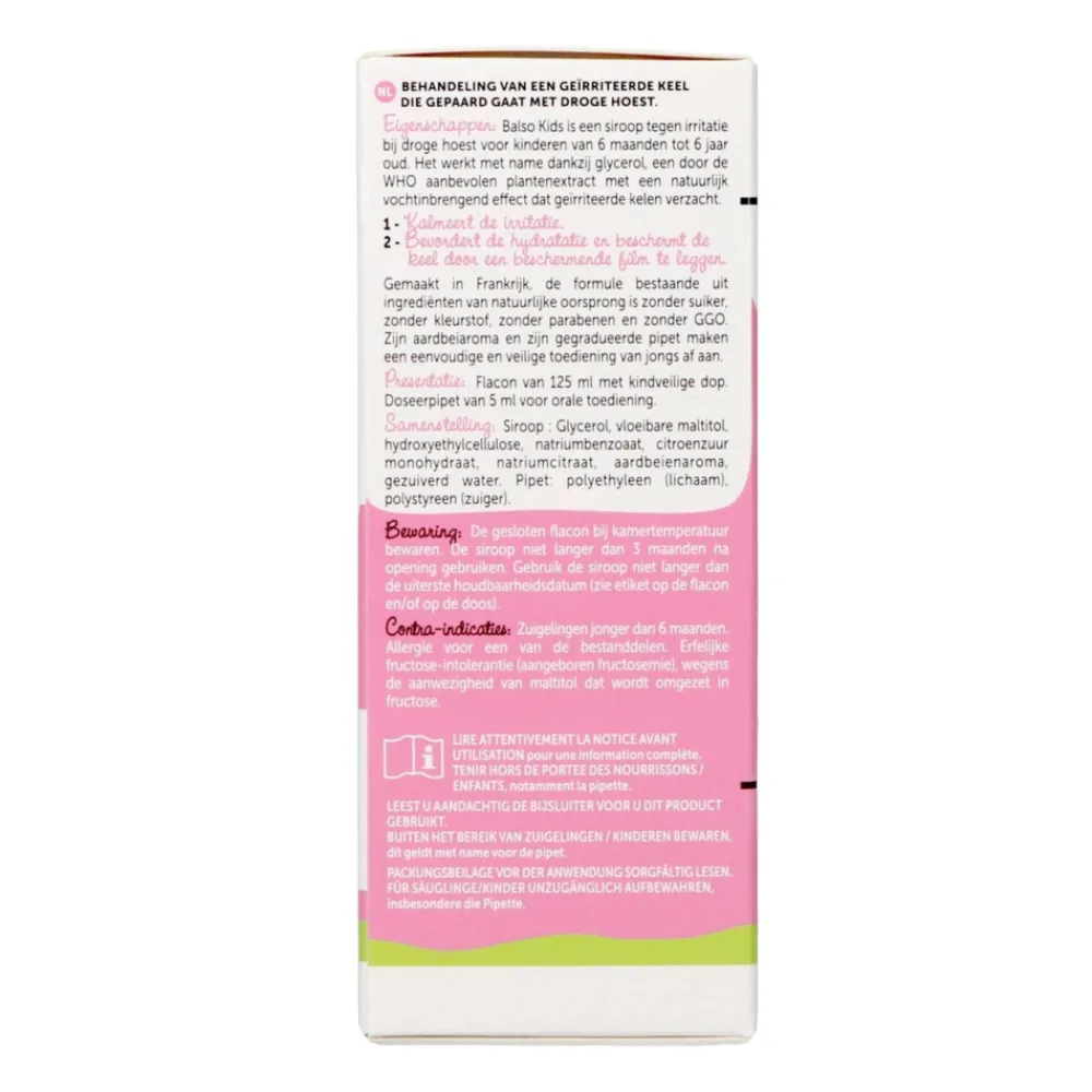 Balso Kids bij Droge Hoest 125 ml^Pierre Fabre Sale