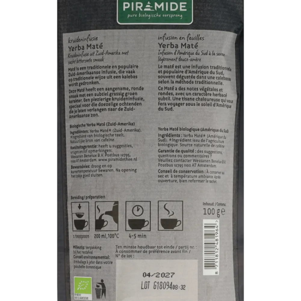 Biologische Thee Yerba Mate 100 gr^Piramide Hot