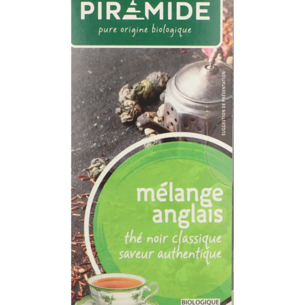 Biologische Theezakjes Engelse Melange 20 stuks^Piramide Outlet