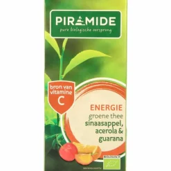 New Groene Thee Energie Sinaasappel, Acerola & Guarana 20 stuks Thee