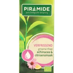 Groene Thee Verfrissend Citroen & Echinacea 20 stuks^Piramide Online