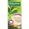 Thee<Piramide Groene Thee Verwarmend Sinaasappel & Kaneel 20 stuks