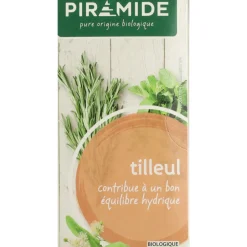 Thee<Piramide Kruidenthee Bio Lindebloesem 20 stuks