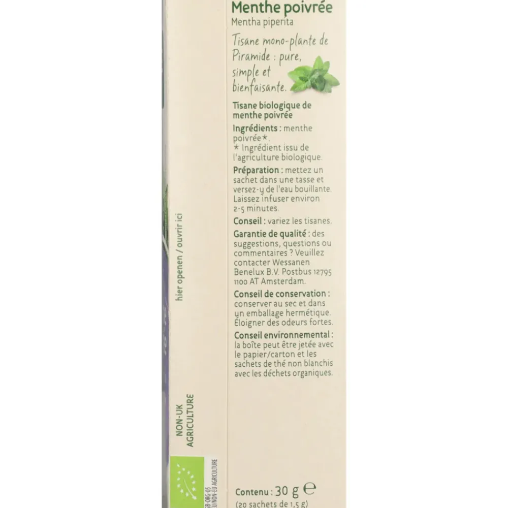Online Kruidenthee Bio Pepermunt 20 stuks Thee