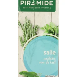 Kruidenthee Bio Salie 20 stuks^Piramide Outlet