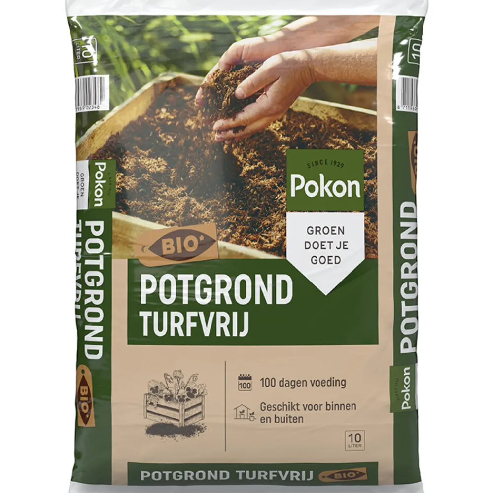 Bio Turfvrij Potgrond 10 liter^Pokon Sale