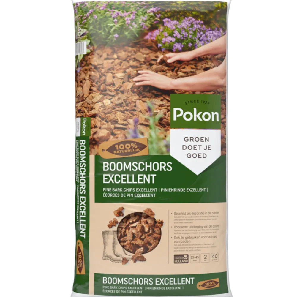 Grond En Bemesting<Pokon Boomschors Excellent 40 liter