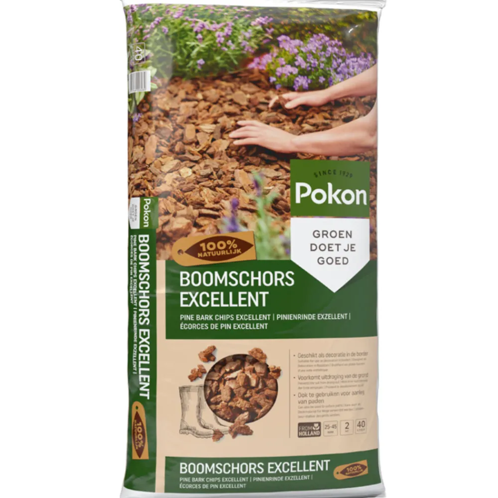 Grond En Bemesting<Pokon Boomschors Excellent 40 liter
