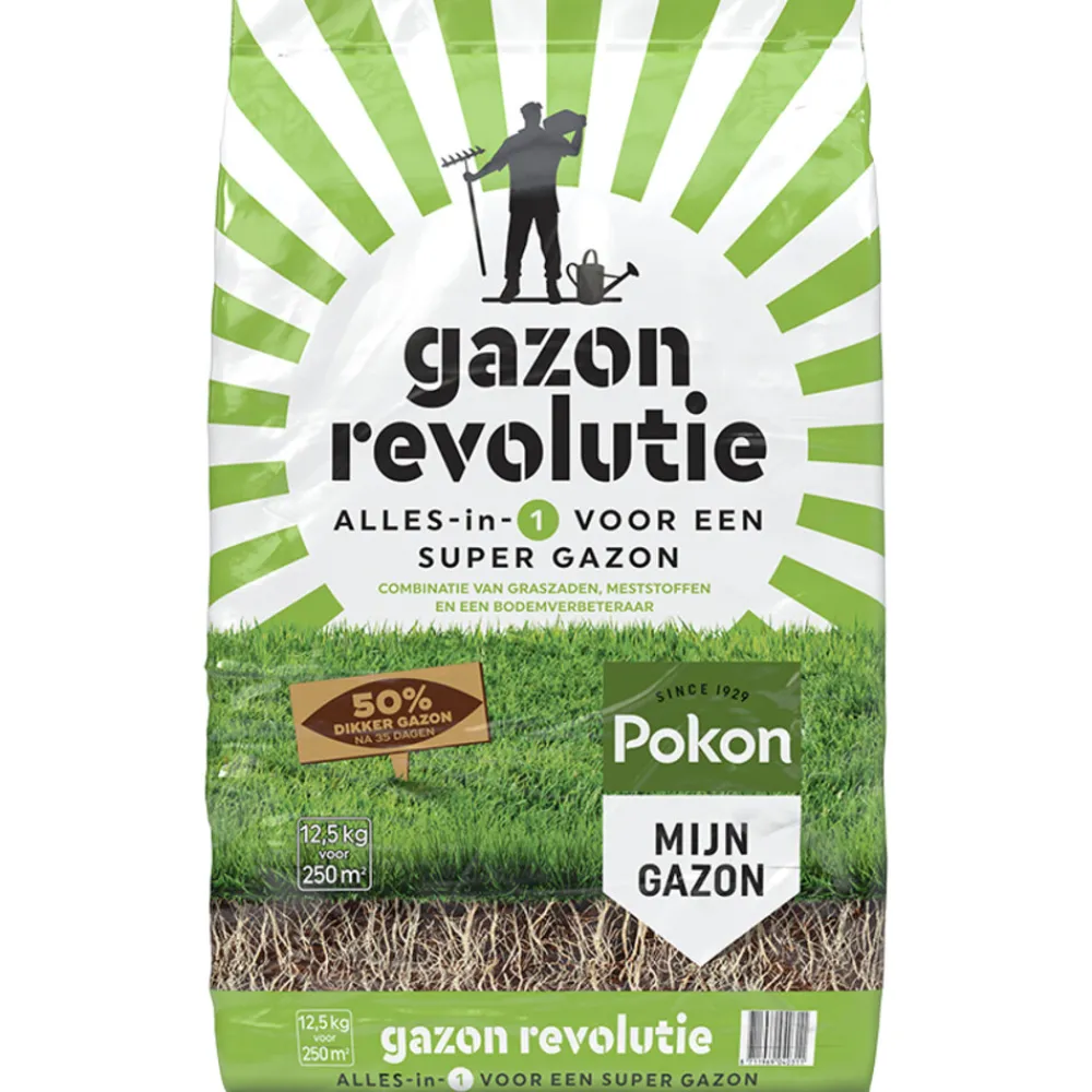 Grond En Bemesting<Pokon Gazon Revolutie 12,5 kg