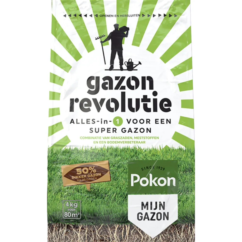 Grond En Bemesting<Pokon Gazon Revolutie 4 kg