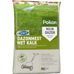 Gazonmest met Kalk voor 250 m² 16,8 kg Grond En Bemesting