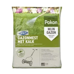 Grond En Bemesting<Pokon Gazonmest met Kalk voor 125 m² 8,4 kg