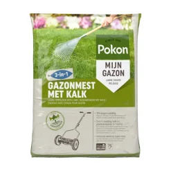 Sale Gazonmest voor 75 m2 met Kalk 5 kg Grond En Bemesting