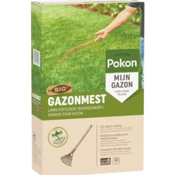 Gazonmest voor 30m2 Biologisch 2 kg^Pokon Best