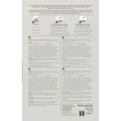 New Gazonmest voor 30m2 met Kalk 2 kg Grond En Bemesting