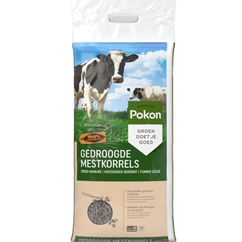 Grond En Bemesting<Pokon Gedroogde Mestkorrel 10 kg