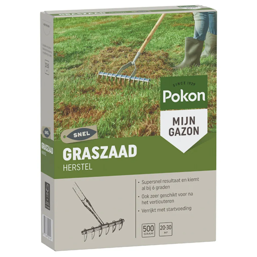 Grond En Bemesting|Kweken En Zaden<Pokon Graszaad Herstel 500 gr