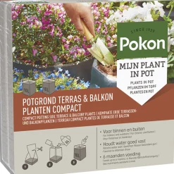 Hot Kokos Potgrond Terras & Balkon Compact 20 liter Grond En Bemesting|Alles Voor Kamerplanten