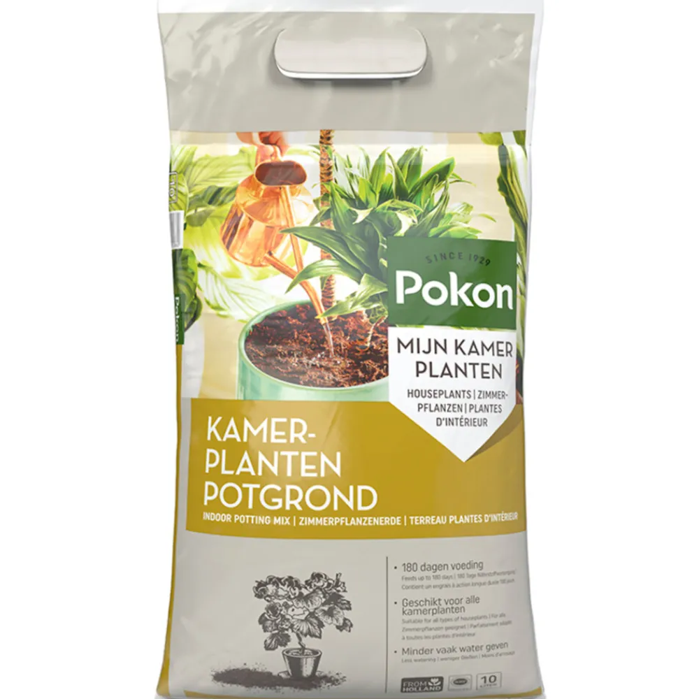 Grond En Bemesting|Alles Voor Kamerplanten<Pokon Potgrond Kamerplanten 10 liter