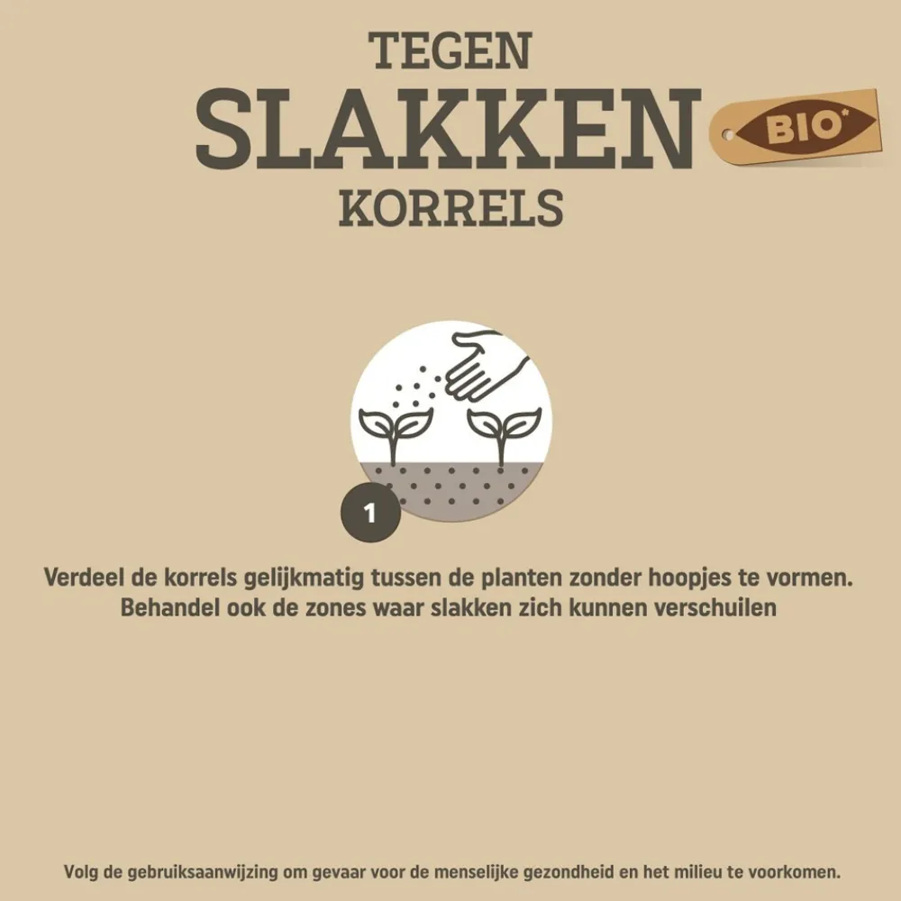 Hot Tegen Slakken Korrels Biologisch 900 gr Ongediertebestrijding