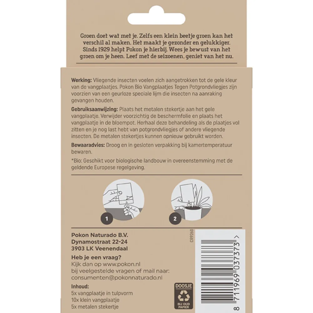 Discount Vangplaatjes tegen Potgrondvliegjes Biologisch 15 stuks Ongediertebestrijding|Alles Voor Kamerplanten