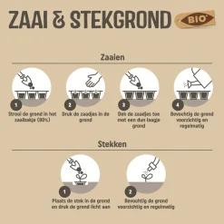 Zaai & Stekgrond Biologisch 10 liter Grond En Bemesting