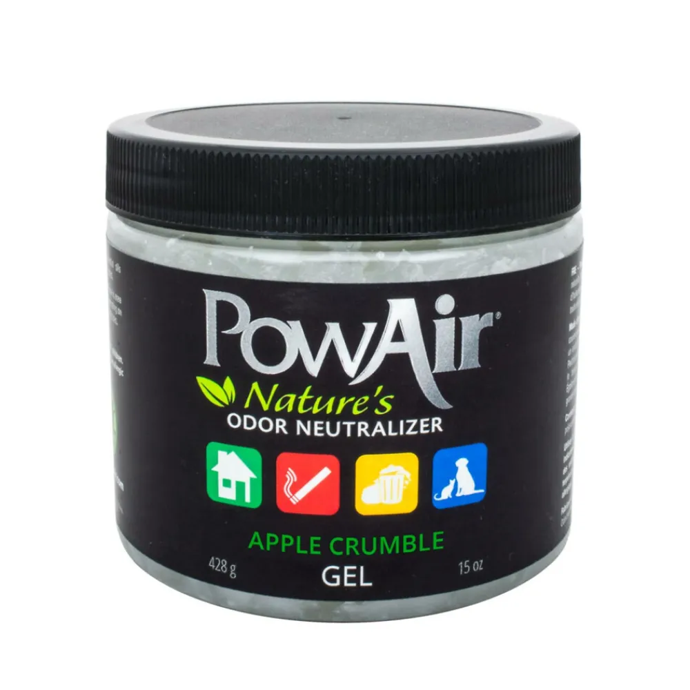 Luchtverfrisser<PowAir Geurverwijderaar Gel Klein Apple Crumble 400 gr