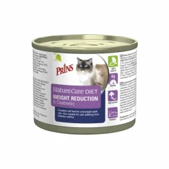 Kattenvoer<Prins NatureCare Diet Kattenvoer Nat Weight Reduction & Diabetic 200 gr