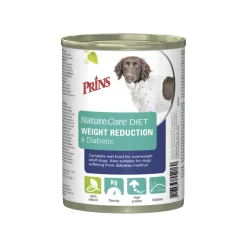 Hondenvoer<Prins NatureCare Diet Weight Reduction & Diabetic Hondenvoer Nat 400 gr
