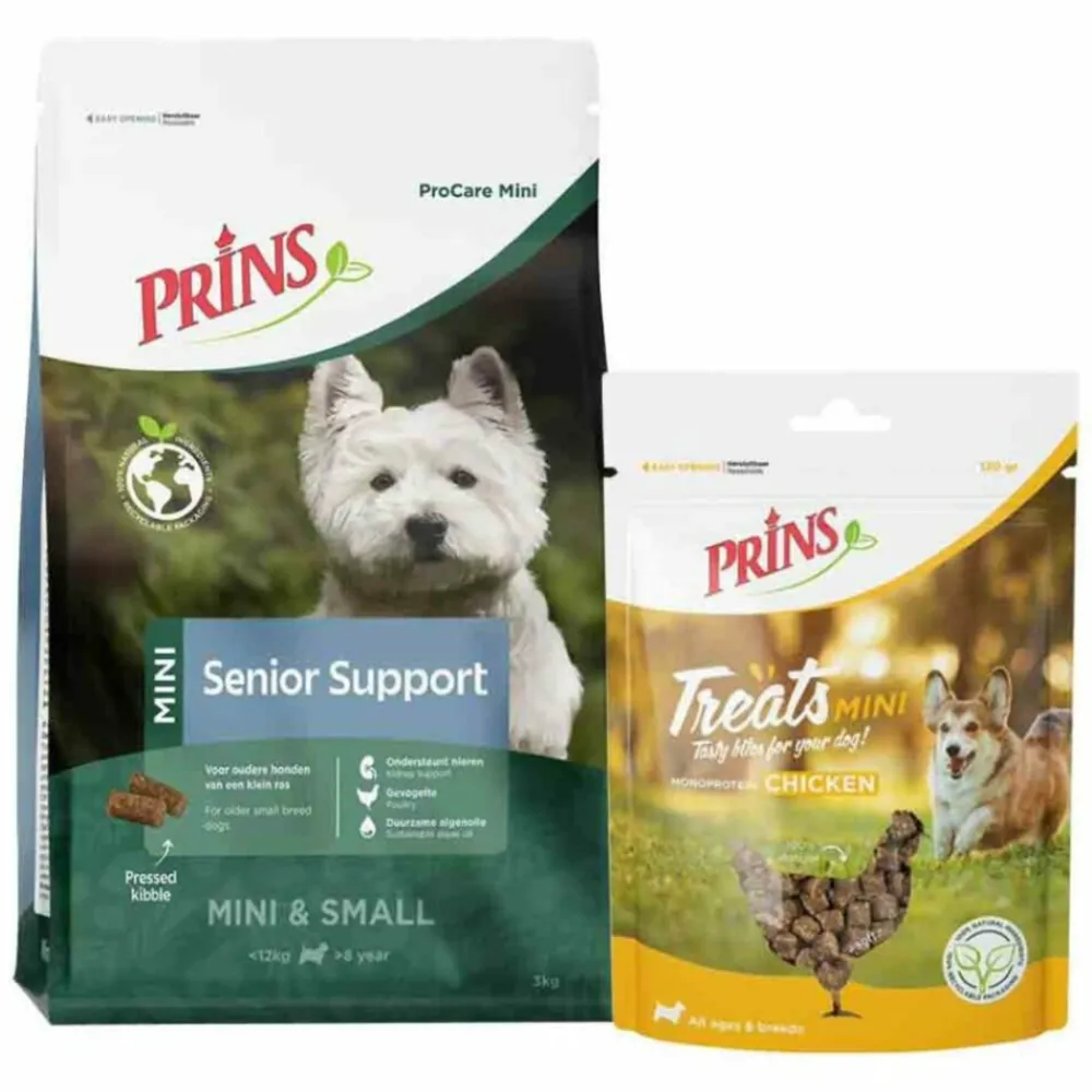 ProCare Mini Senior Support & Treats Chicken Mini Pakket^Prins Sale