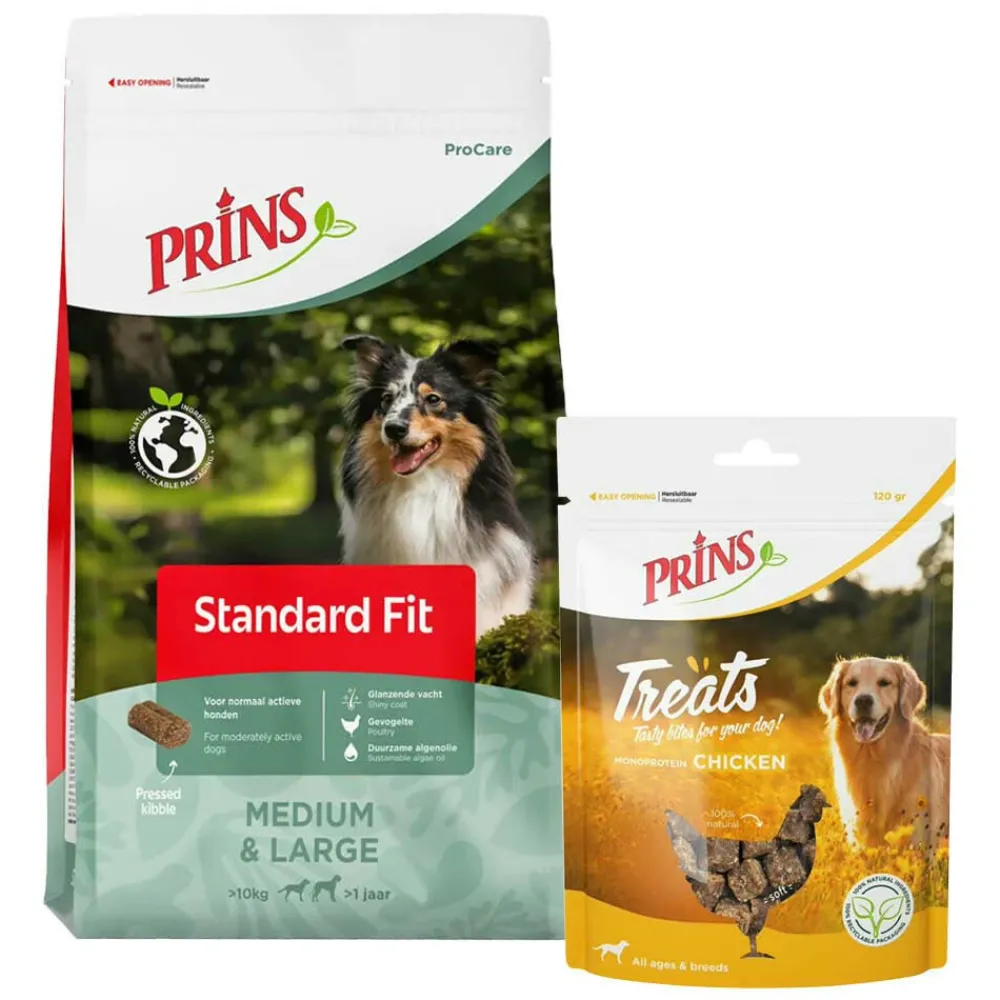 ProCare Standard Fit 20 kg & Treats Chicken Pakket^Prins Discount