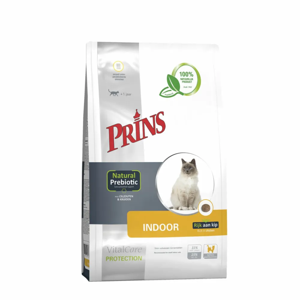 Kattenvoer<Prins VitalCare Protection Indoor Kattenvoer 1,5 kg