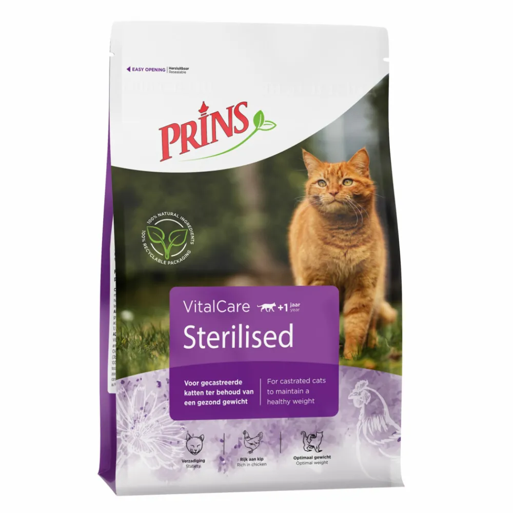 Kattenvoer<Prins VitalCare Sterilised Kattenvoer 1,5 kg