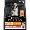 Hondenvoer<Pro Plan Adult 7+ Medium & Large Sensitive Skin Zalm 14 kg